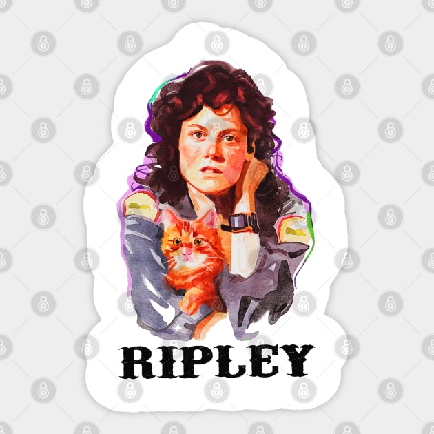 Vintage ripley Sticker by BUSY PAINT